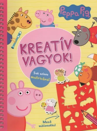 Vedd meg online Peppa Malac: Kreatív vagyok! - Sok színes matricával