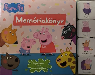 Peppa Malac: Memóriakönyv - 40 memóriakártyával Akciós ár