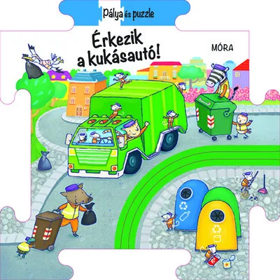 Puzzle és pálya - Érkezik a kukásautó Csak ma