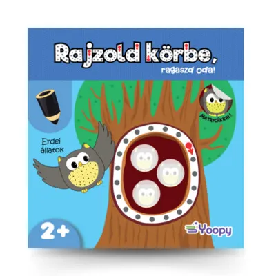 Azonnali szállítás Rajzold körbe, ragaszd oda! - Erdei állatok
