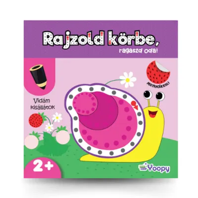 Gyors kiszállítás Rajzold körbe, ragaszd oda! - Vidám kisállatok