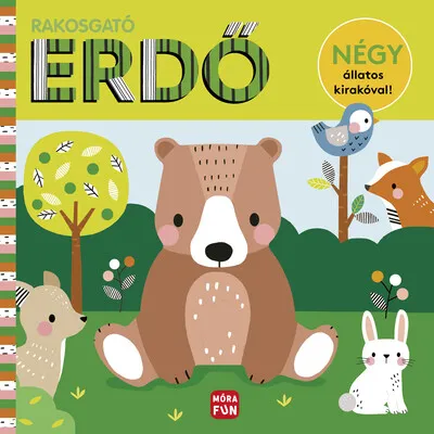 Rakosgató - Erdő - Négy állatos kirakóval Biztonságos fizetés