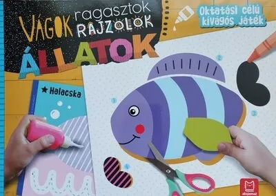 Vágok, ragasztok, rajzolok - Állatok Alacsony ár