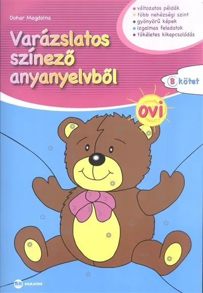 Kiárusítás Varázslatos színező anyanyelvből - ovi (b. kötet)