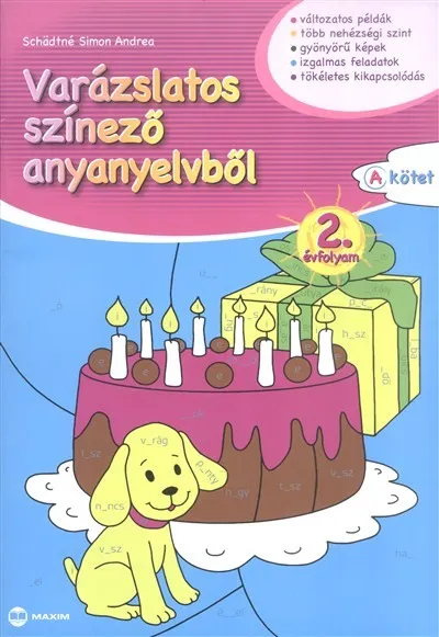 Vásárlói kedvenc Varázslatos színező anyanyelvből 2. (a. kötet)