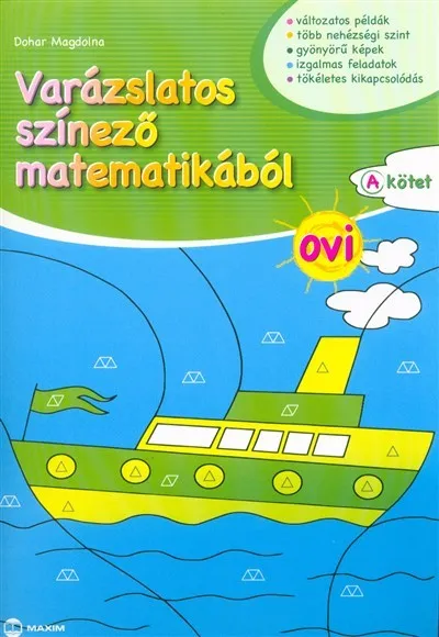 Akció Varázslatos színező matematikából OVI - A kötet