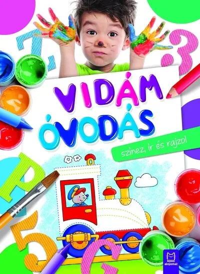 Nézd meg most Vidám óvodás színez, ír és rajzol