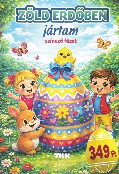 Kedvezmény Zöld erdőben jártam színező füzet §H