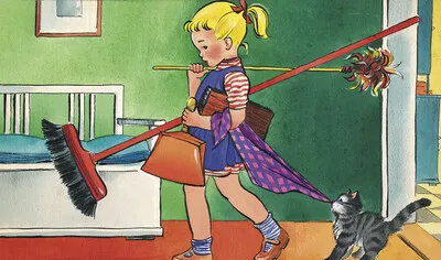 Zsuzsi segít anyukának - Diafilm Szuper akció