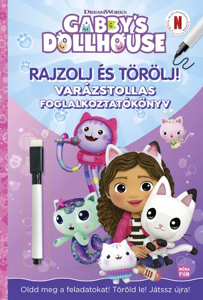Outlet Gabi babaháza: Rajzolj és törölj! - Varázstollas foglalkoztatókönyv