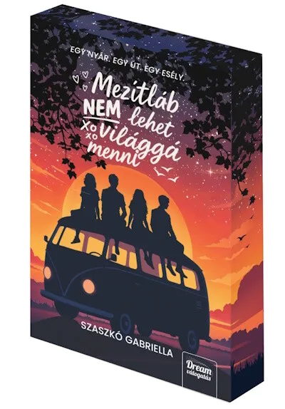 Végkiárusítás Mezítláb nem lehet világgá menni (éldekorált)