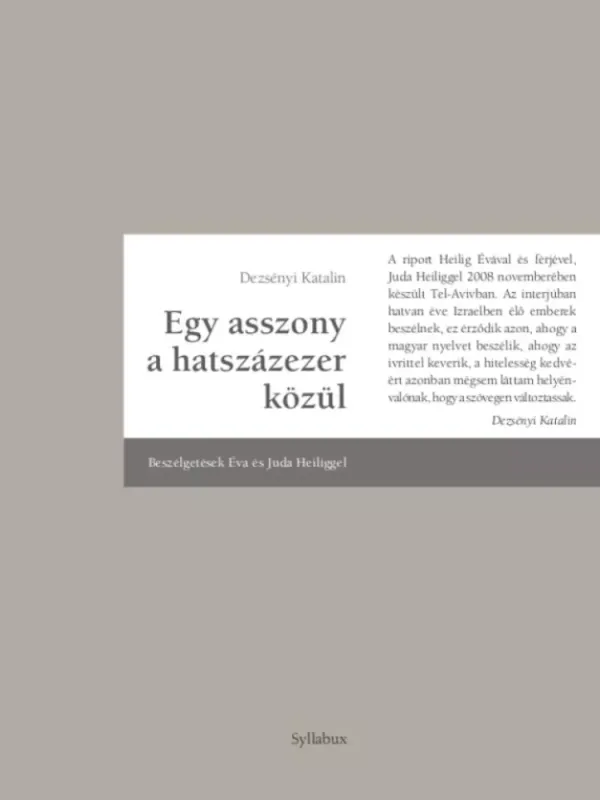 Szezonális akció Egy asszony a hatszázezer közül - E-könyv