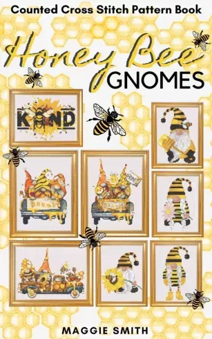 Különleges ajánlat Honey Bee Gnomes Counted Cross Stitch Pattern Book - E-könyv