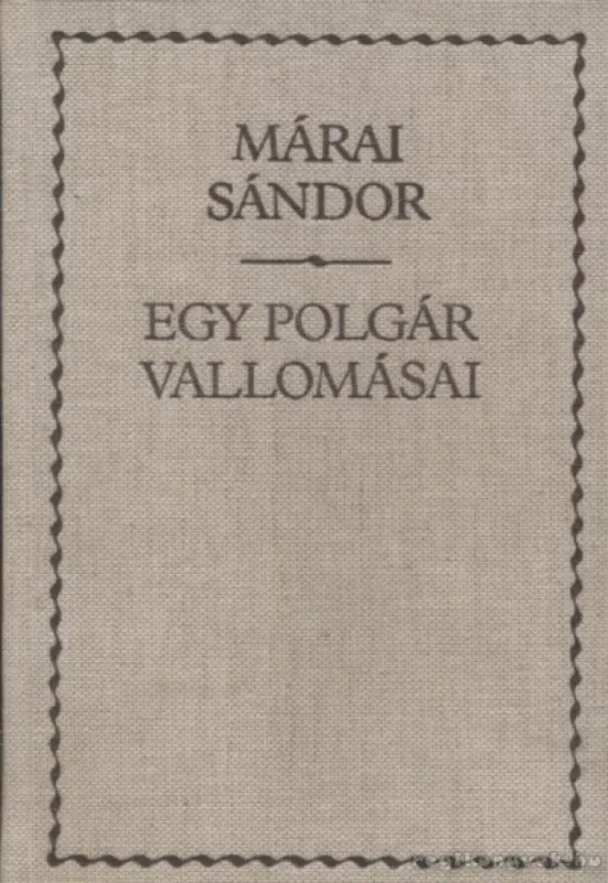 Egy polgár vallomásai I-II. (egy kötetben) Árcsökkenés