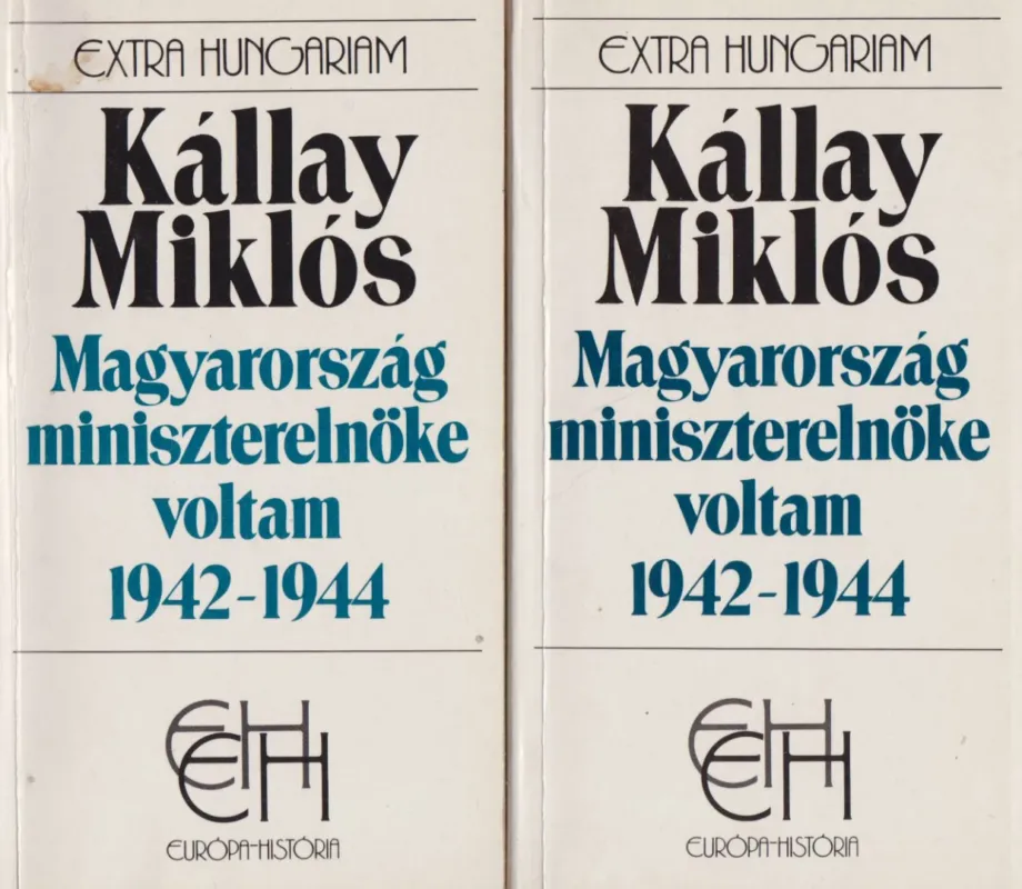 Magyarország miniszterelnöke voltam 1942-1944 I-II. Olcsóbb