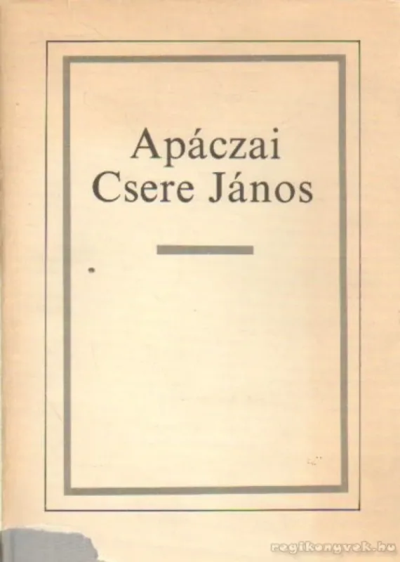 Kedvezmény Apáczai Csere János 1625-1659