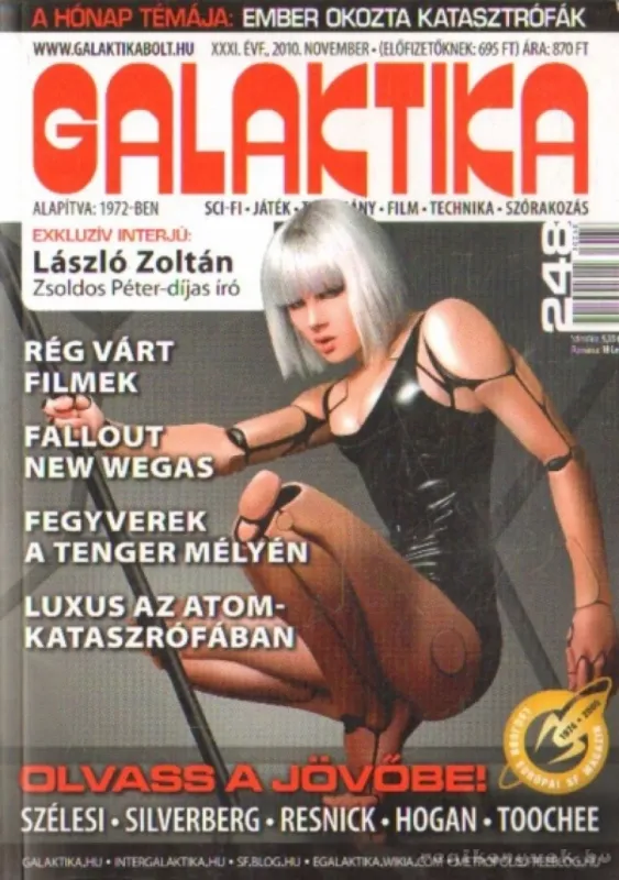 Galaktika 248. XXXI. évf. november 2010. Kiárusítás
