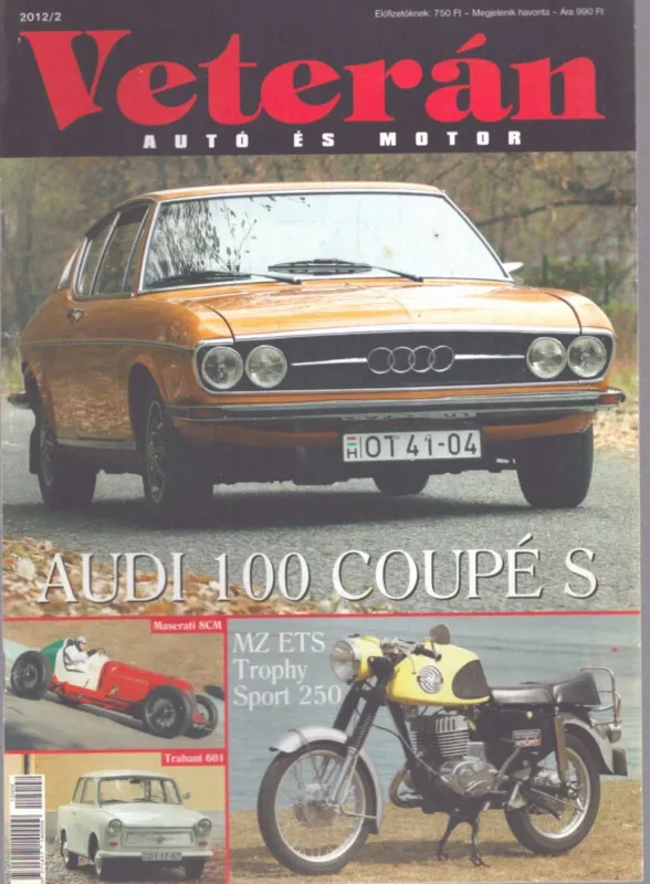 Azonnali szállítás Veterán autó és motor 2012/2. szám