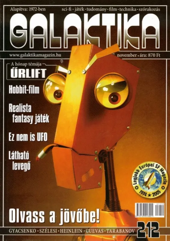 Galaktika 212. XXVIII. évf. 2007. november Biztonságos fizetés