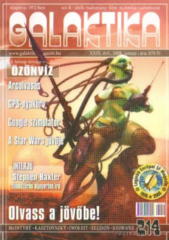 Gyors szállítás Galaktika 214. XXIX. évf. 2008. január