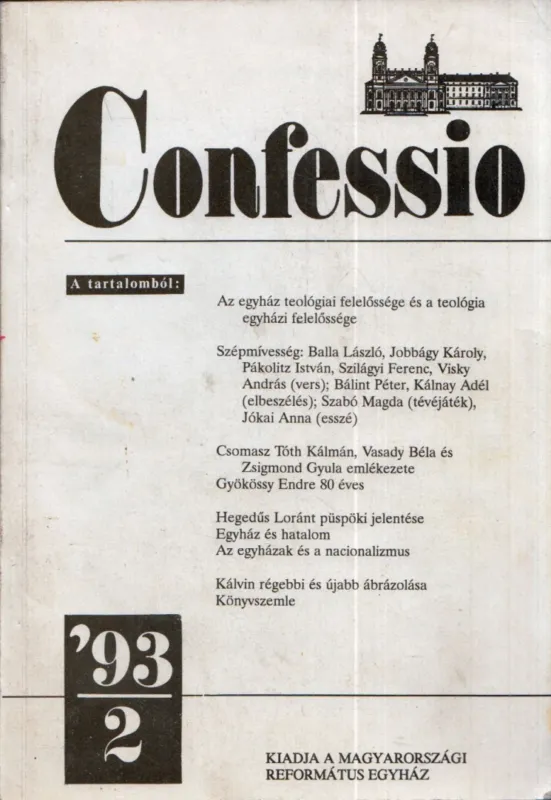 Szezonális akció Confessio '93/2