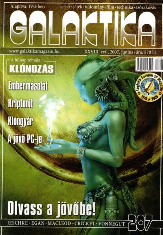 Legnépszerűbb Galaktika 207. XXVIII. évf. 2007. június