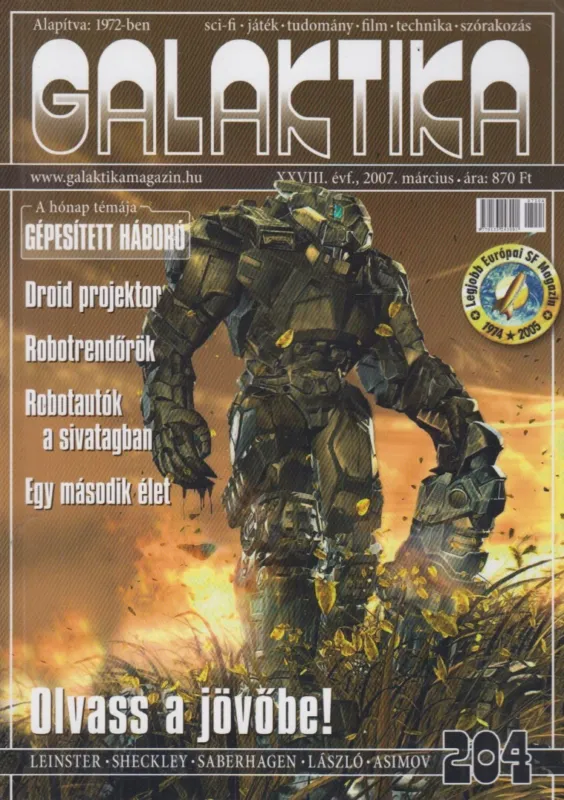 Akció Galaktika 204. XXVIII. évf. 2007. március