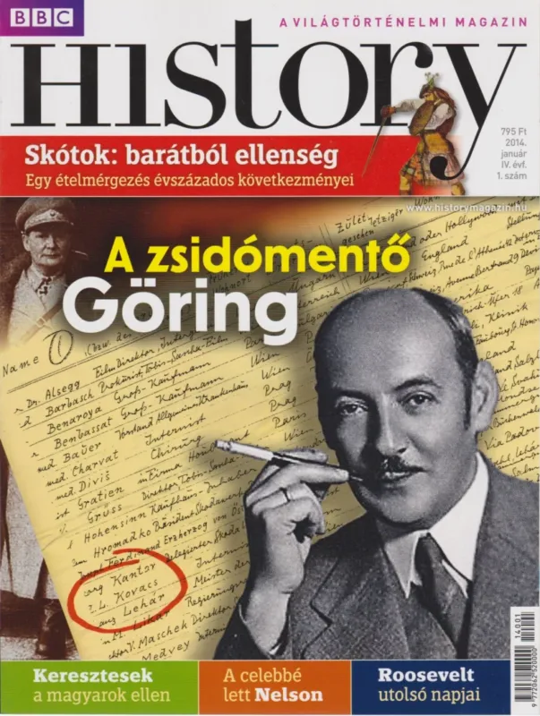 Legkelendőbb BBC History 2014. január
