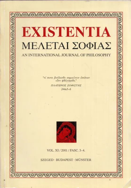 Olcsó Existentia 2001/3-4