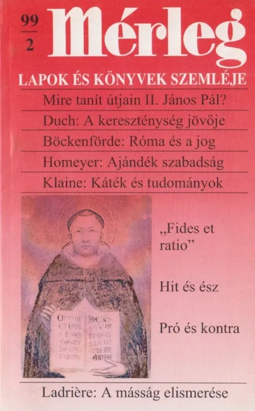 Újdonság Mérleg 1999/2