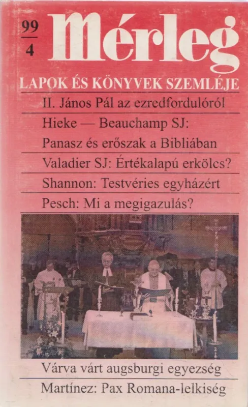 Mérleg 1999/4 Vásárlói kedvenc