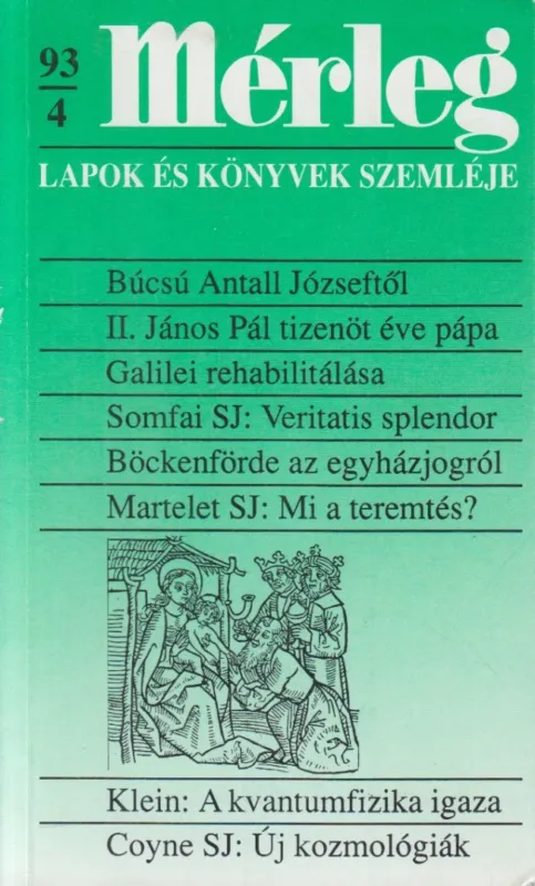 Utolsó esély Mérleg 1993/4.