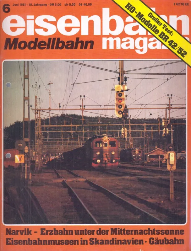 Ajánlat Eisenbahn Magazin 1981/6. Juni
