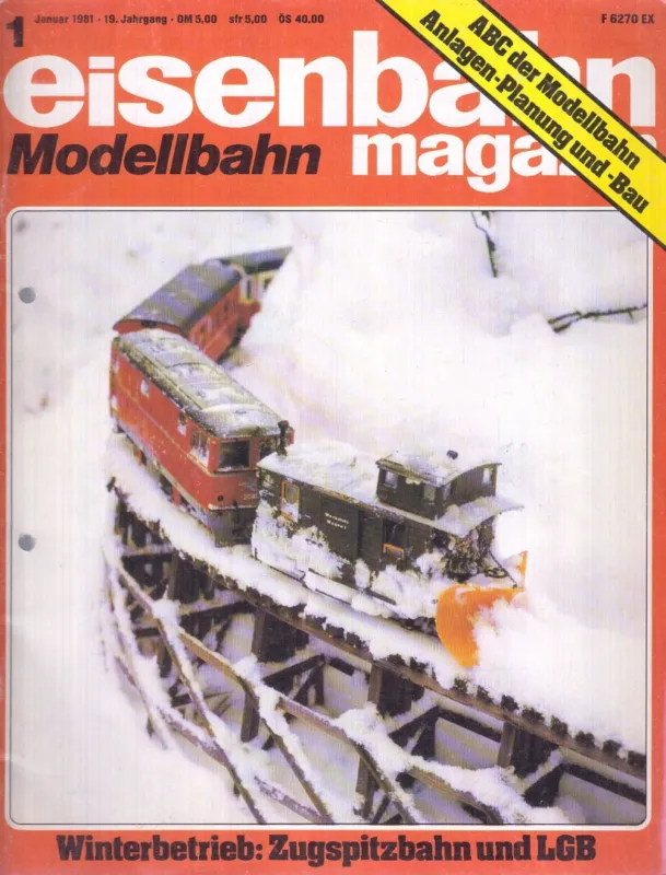 Akció Eisenbahn Magazin 1981/1. Januar