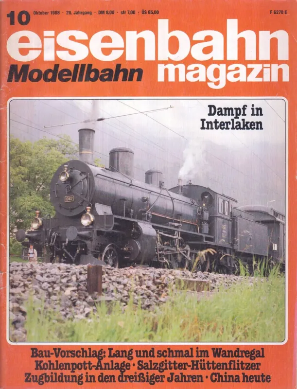 Eisenbahn Magazin 1988/10. Oktober Azonnal elérhető