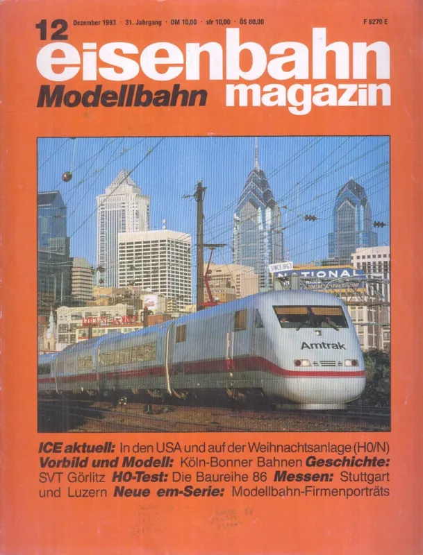 Eisenbahn Magazin 1993/12. Dezember Olcsó
