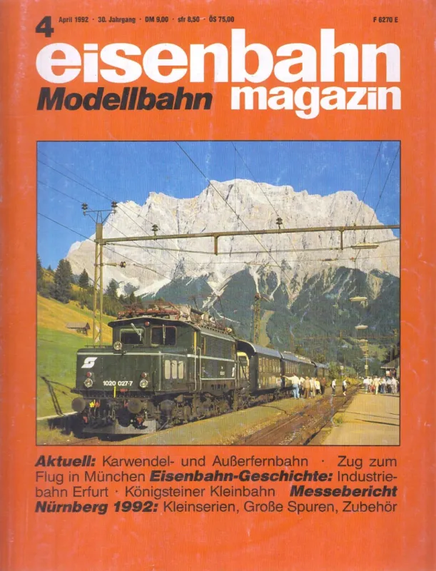 Rendeld meg most Eisenbahn Magazin 1992/4. April