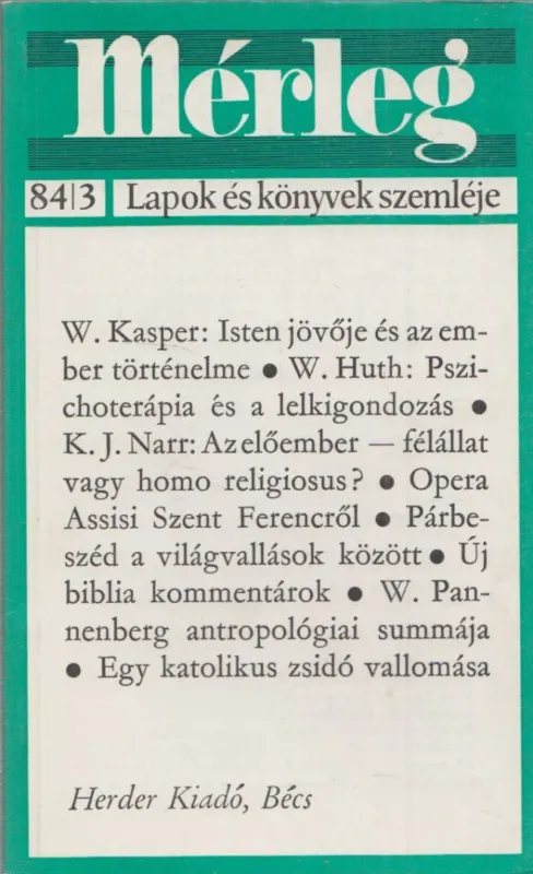 Mérleg 1984/3 Prémium
