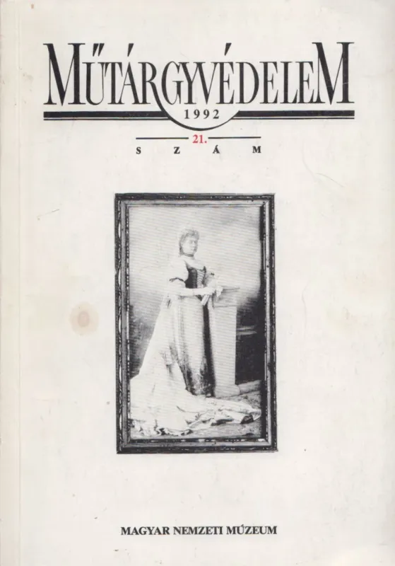 Azonnali szállítás Műtárgyvédelem 1992/21.
