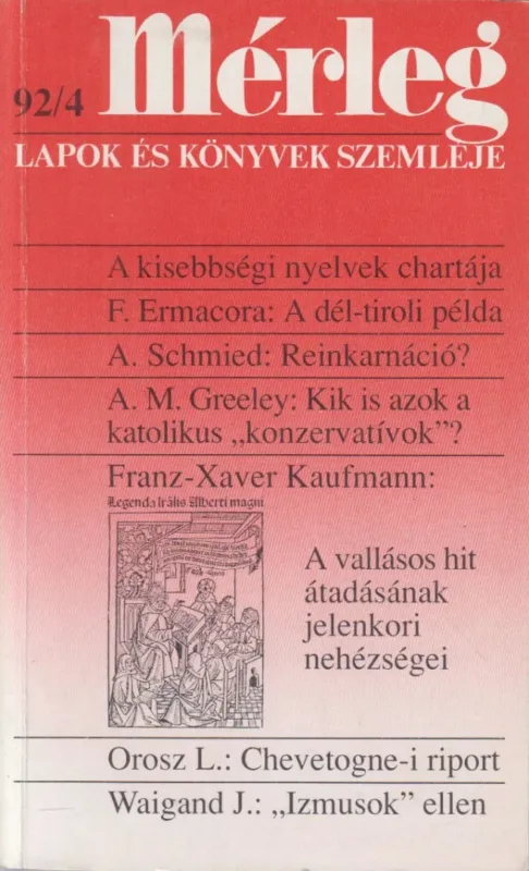 Mérleg 1992/4. Azonnal elérhető