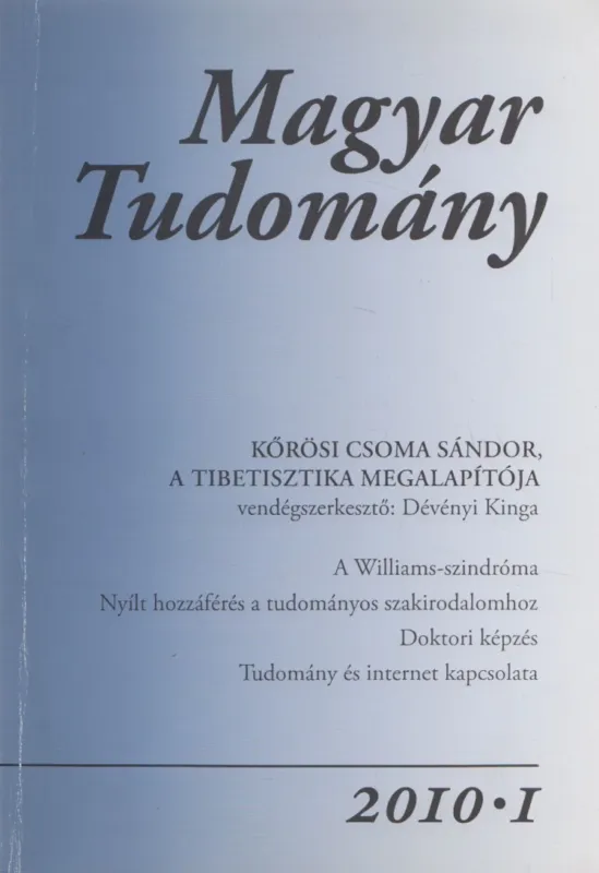 Legjobb ár Magyar Tudomány 2010/1.