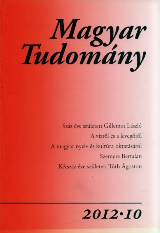 Magyar Tudomány 2012/10. Prémium