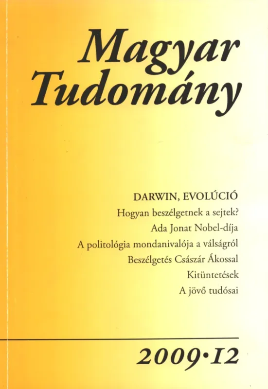 Magyar tudomány 2009/12. Biztonságos fizetés