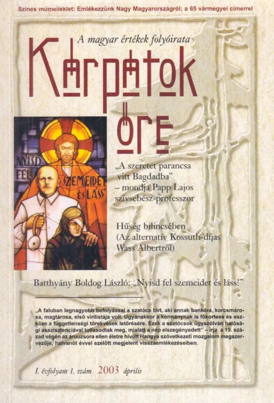 Legkelendőbb Kárpátok Őre 2003. április