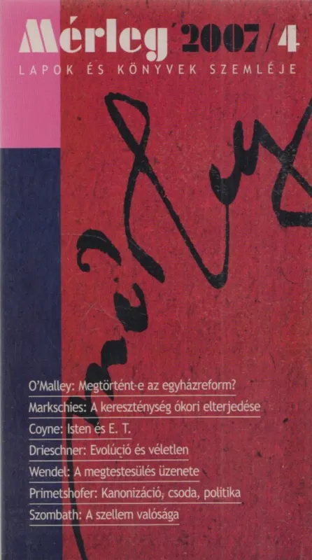 Bestseller Mérleg 2007/4