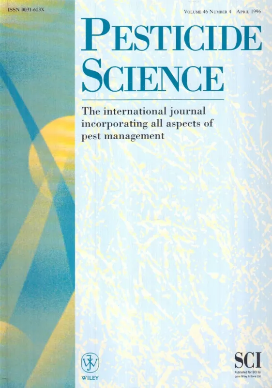Kiárusítás Pesticide Science Volume 46, Number 4 April 1996