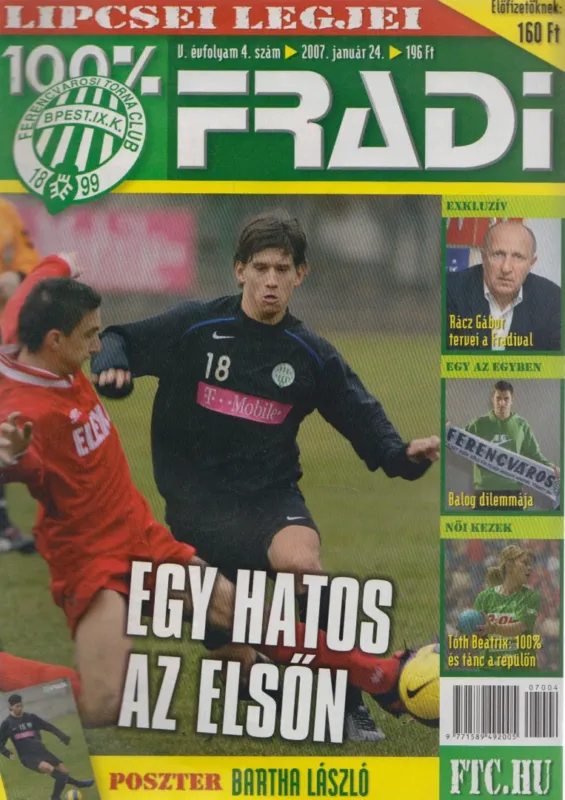 Árcsökkenés 100% Fradi V. évf. 4. szám