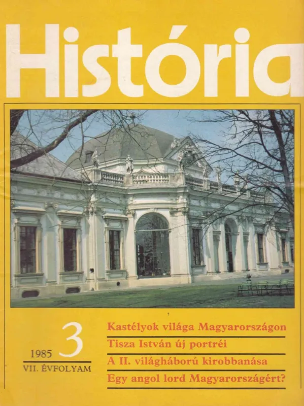 Azonnal elérhető História 1985/3