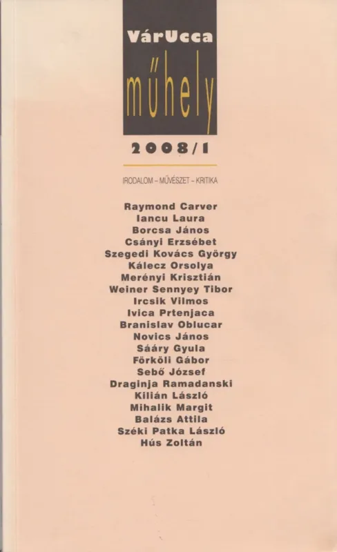 Árengedmény VárUcca Műhely 2008/1
