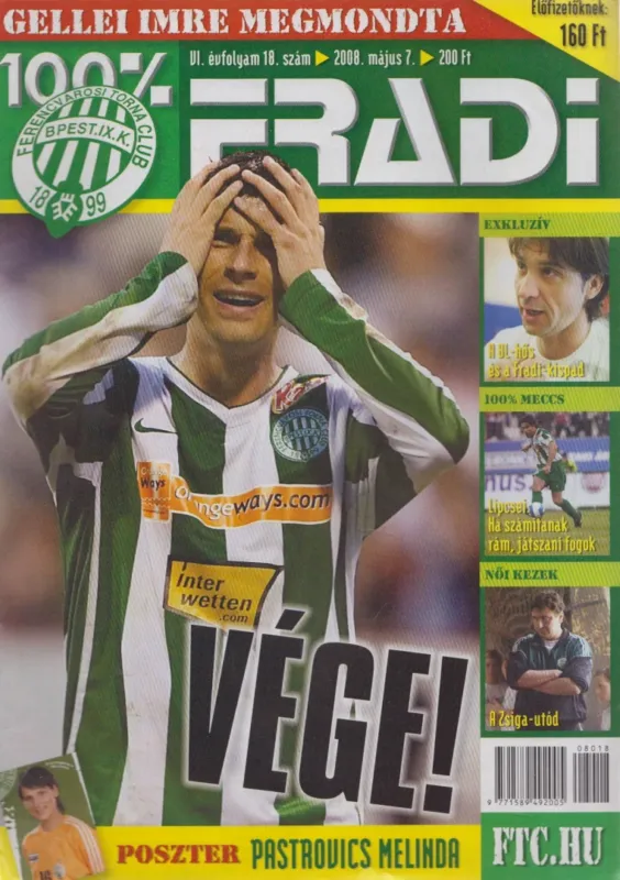 100% Fradi VI. évf. 18. szám Olcsóbb